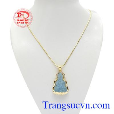 Bộ trang sức aquamarine đẹp