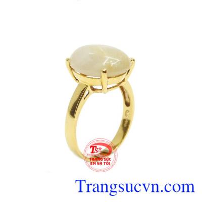 Nhẫn nữ sapphire 14k đẹp