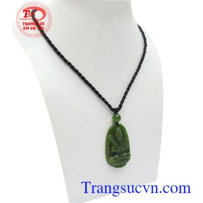 Phật bản mệnh Nephrite tuổi Sửu Dần, phật Hư không tạng Bồ tát, mặt phật nephrite thiên nhiên