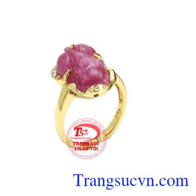 Nhẫn tỳ hưu ruby hưng thịnh