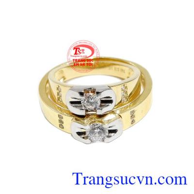 Với kiểu chế tác lạ mắt, sáng tạo sẽ giúp chiếc nhẫn cưới của bạn thêm sống động hơn.