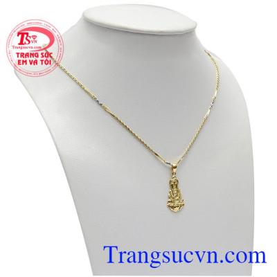 Sản phẩm bộ dây chuyền vàng tây sang trọng được thiết kế 3D đẹp. Bộ dây chuyền vàng đẹp