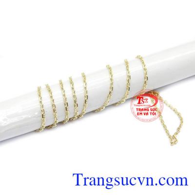 Dây chuyền vàng được bảo hành uy tín, giao hàng toàn quốc.c