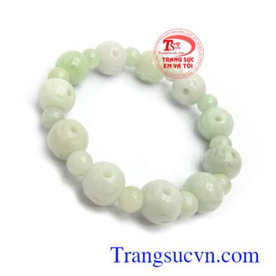 Chuỗi tay ngọc cẩm thạch bình an may mắn