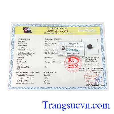 Viên granet mang ý nghĩa sung túc, đầy đủ và đặc biệt với phái mạnh còn giúp người đàn ông sức mạnh, giàu có và quyền lực.