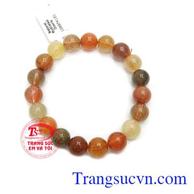 Chuỗi tay thạch anh tóc đại lộc là sản phẩm thạch anh tóc thiên nhiên