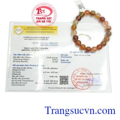 Giấy kiểm định từ trung tâm IGG