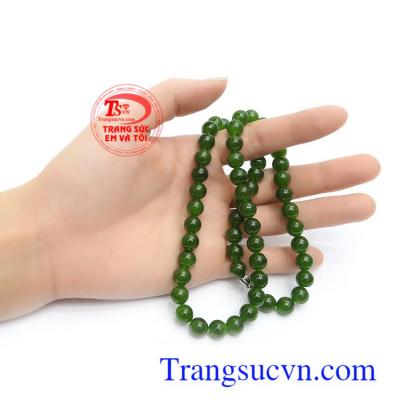 Chuỗi cổ Nephrite thiên nhiên