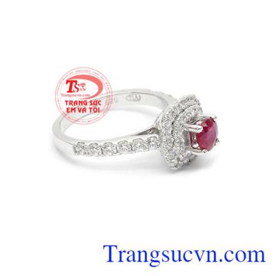 Nhẫn nữ ruby