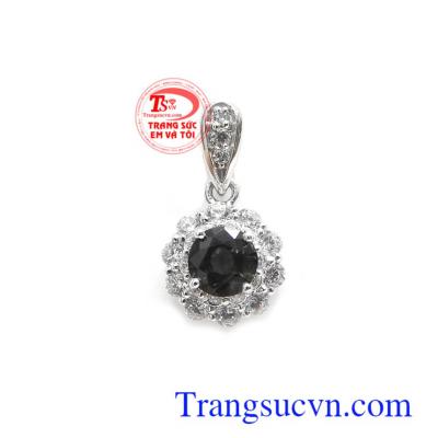 Mặt dây Sapphire 14k hưng thịnh