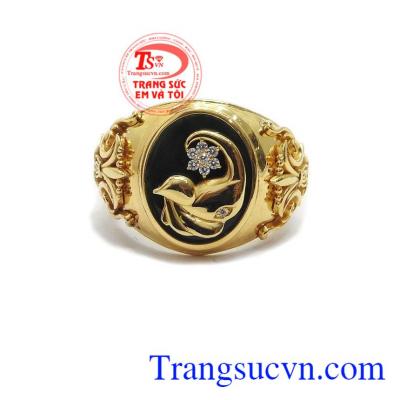 Nhẫn Nam ngọc cẩm thạch