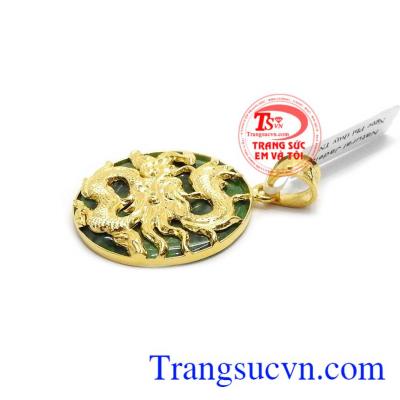 Mặt ngọc cẩm thạch rồng đẹp