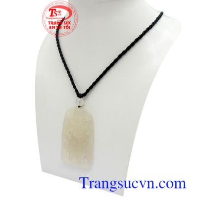 Mặt dây Quan vân trường tài lộc có tác dụng trừ tà, hộ mệnh