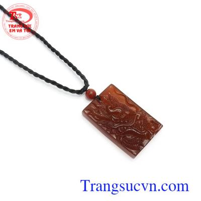 Mặt dây Mã não Rồng may mắn đeo hợp thời trang và phong cách phái mạnh