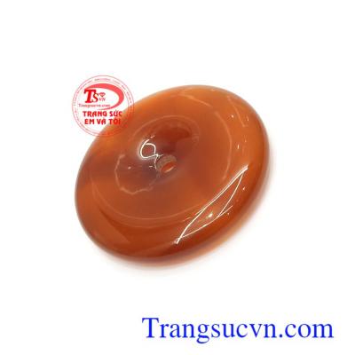 Đồng xu mã não tài lộc may mắn