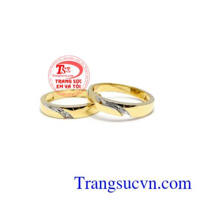 Nhẫn Cưới Vàng 18k