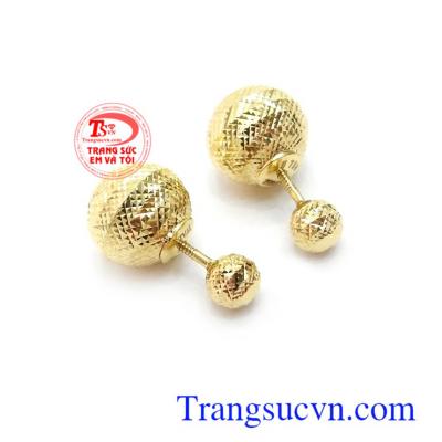 Hoa tai Dior nhập khẩu thời trang