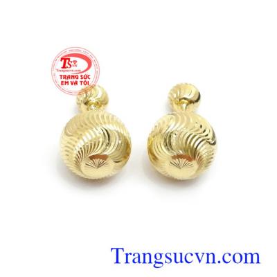 Hoa tai vàng tây nhập khẩu cao cấp