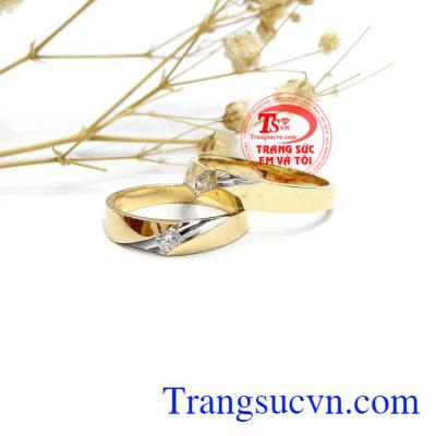 Nhẫn Cưới Vàng 18k