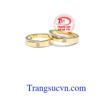 Nhẫn Cưới Vàng 18k