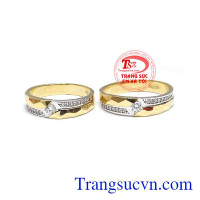 Nhẫn Cưới Vàng 18k