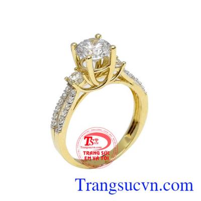 Nhẫn nữ thanh lịch 18k