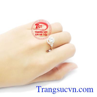 Nhẫn nữ sang trọng 18k