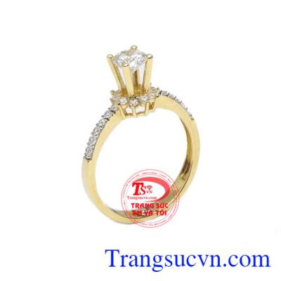 Nhẫn nữ tinh tế 18k