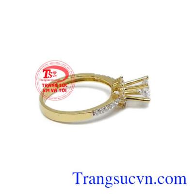 Nhẫn nữ vàng 18k (75%Au) dành cho phái đẹp