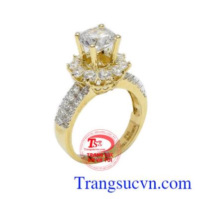 Nhẫn nữ quý phái 18k