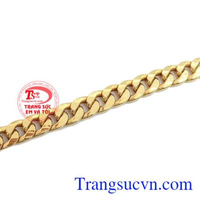 Lắc tay nam quyền lực 18k được các bạn phái mạnh ưa thích