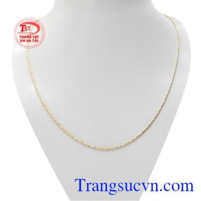 Dây chuyền nữ độc đáo vàng 18k