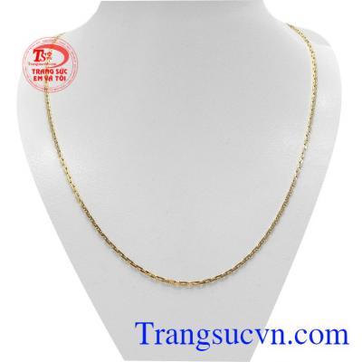 Dây chuyền nữ mạnh mẽ vàng 18k