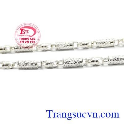Dây chuyền bạc nam