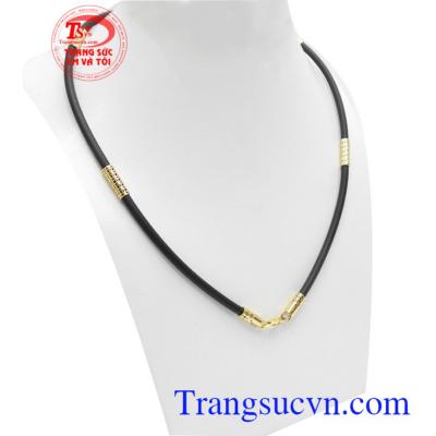 Dây cao su bọc vàng phong cách, dây cao su vàng 10k