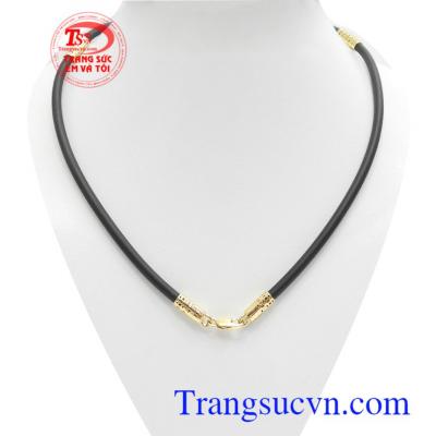 Dây cao su bọc vàng 10k nam tính, dây cao su bọc vàng tây, dây cao su vàng 10k