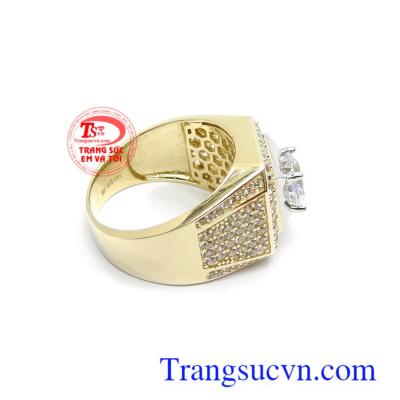 Nhẫn nam Hàn Quốc 10k quyền lực