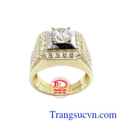 Nhẫn nam Hàn Quốc 10k quyền lực bền đẹp, sang trọng, đeo hợp phong cách và thời trang phái mạnh, là dòng sản phẩm rất được ưa chuộng