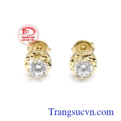 Hoa tai Hàn Quốc quý phái đính đá thời trang, cá tính và sang trọng cho phái đẹp