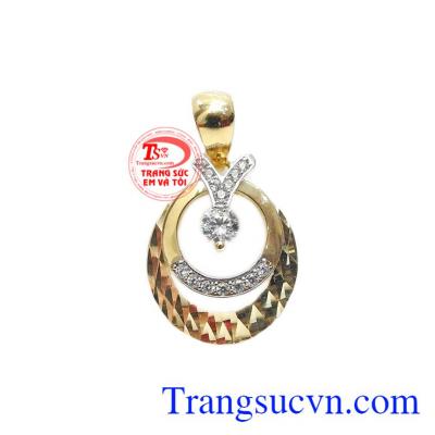 Mặt dây nữ sang trọng 18k