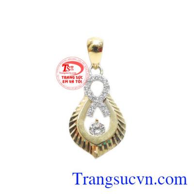 Mặt dây nữ đẹp 18k