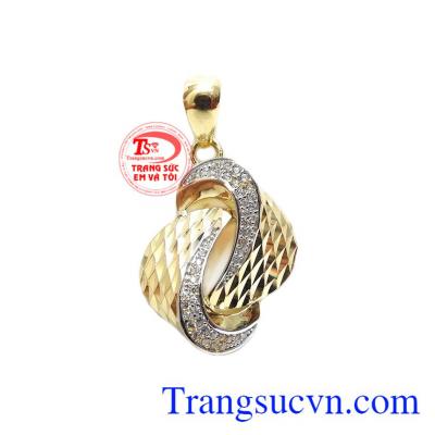 Mặt dây nữ quý phái 18k