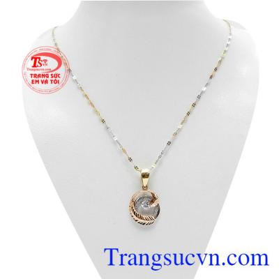 Bộ trang sức nữ nguyệt quế 18k