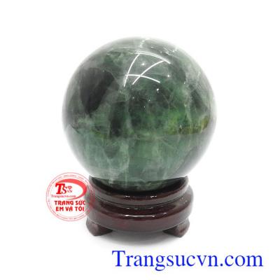 Cầu đá quý Fluorit may mắn màu sắc đẹp, chất lượng đá cao cấp, cầu đá quý Fluorit thiên nhiên phong thủy,