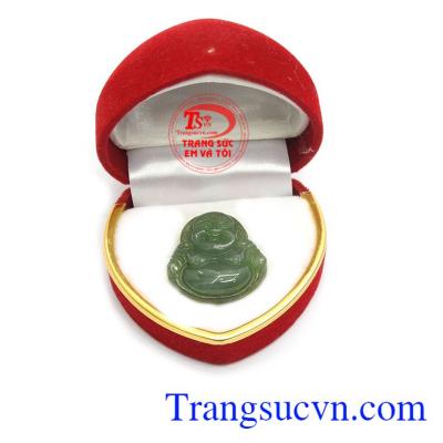 Mặt phật di lặc ngọc cẩm thạch đẹp