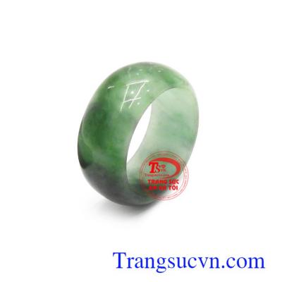 Nhẫn nam ngọc Jadeite thiên nhiên cao cấp, nhẫn ngọc cẩm thạch thiên nhiên bền đẹp, chất lượng