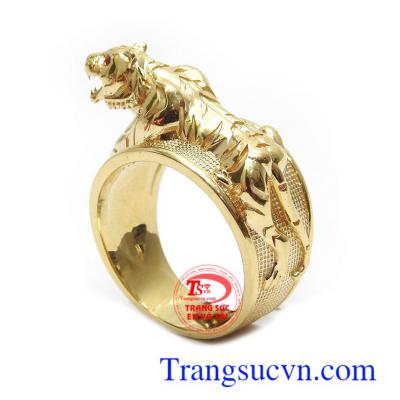 Nhẫn nam vàng 18k đẳng cấp thời trang