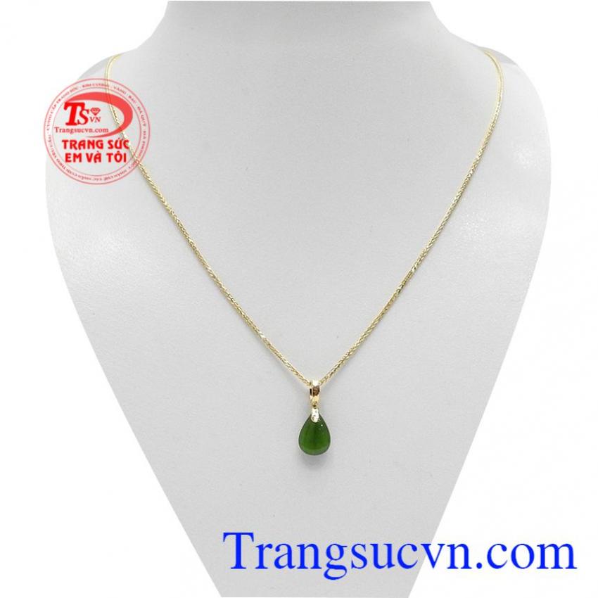 Bộ trang sức giọt nước nepherite