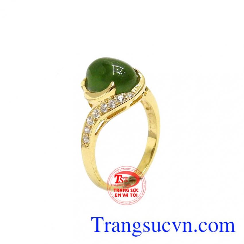 Nhẫn nữ nephrite nữ tính