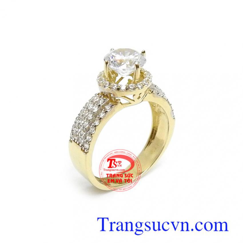 Nhẫn vàng Hàn Quốc 10k sang trọng